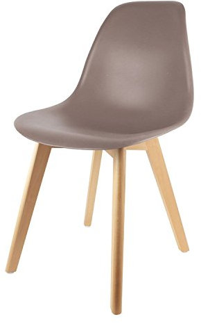 The Home Deco Factory Stuhl, skandinavisch, Höhe 83 cm, Taupe