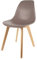 The Home Deco Factory Stuhl, skandinavisch, Höhe 83 cm, Taupe