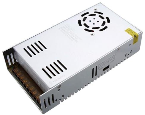 DC 12V 30A Netzteil Universal geregelter AC zu DC Konverter AC100V/240V Transformator Treiber Adapter für LED Lichtstreifen, CCTV Kamera Sicherheitssystem, Radio, Computer Projekt