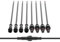BTF-LIGHTING 4 Pin Waterproof Electrical Connector 24AWG IP65 Male Female Connector 7.87in/20cm Extension Cable for TrucBoaIndoor/Outdoor LED Strip Lights/String 15mm Nut Small Size 5 Pairs