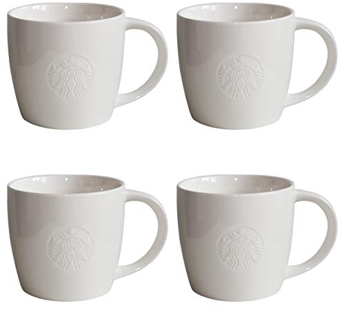 STARBUCKS Mug Grande Venti Fore Here Serie weiss Collectors Set Varianten (4 Venti+Grande/20oz/591ml+16oz/473ml)