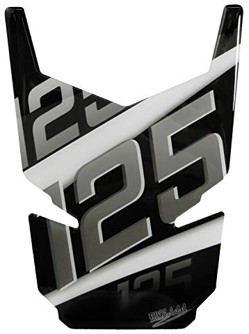 Protector de tanque de rayas plateadas compatible con KTM 125 Duke 502541