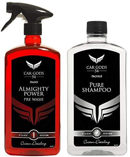 Car Gods Pre Wash Paint Treatment & pH Neutral Shampoo Kit