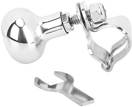 Bouton de volant, boule universelle de volant en ier inoxydable pour bateau de y ht de voiture