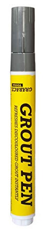 Grout Pens Revives Bathroom & Kitchen Tiles Anti-Mould (Dark Grey)