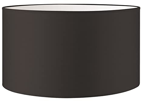 Home Sweet Home Moderner Lampenschirm Bling | Zylinder |40/40/22cm | Schokolade | Stoff-Lampenschirm aus Baumwolle | für E27 Lampenfassung | RoHS-geprüft | geeignet für Stehleuchte
