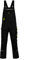 Prisma Arbeitshosen Männer Latzhose Herren Arbeitshose Mit Multifunktionstaschen, Verstärkte Knie Mit Kniepolstertaschen, Elastische Taille, Reflektierende Elemente, Arbeitslatzhose Herren Schwarz 64