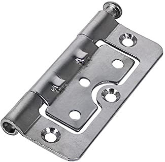 TIMCO Hurlinge Hinges Loose Pin - Steel - Polished Chrome - 75 x 52