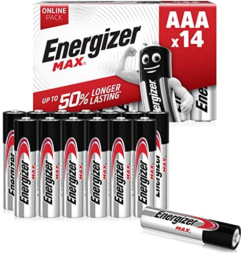 Energizer Piles alcalines AAA Energizer Max, Paquet de 14