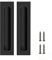 2 Piezas Manilla para Puertas, Tiradores de Puertas Correderas Manilla de Puertas de Aleación de Aluminio Manija de Puerta Empotrado para Muebles Armarios Gabinete Cajón