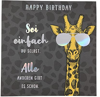 Depesche 0011694-056 Pop-up Glückwunschkarte zum Geburtstag, Klappkarte mit Musik, Lichtelementen und einem originellen Spruch, Geburtstagskarte inkl. Umschlag, Format 15,5 x 15,5 cm