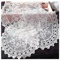 Egurs 3 Stücke Weiß Runde Spitze Deckchen Häkeln Handgemacht Spitze Untersetzer Tischset Rustikal Tisch Deckchen Dekor Häkeldeckchen für Küche Party Hochzeit Geschirr Dreamcatcher 25/30/35cm lila