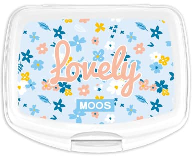MOOS Sandwichera Rectangular Lovely, 170x140x60 mm, Multicolor, Estándar (SAFTA 312222927)