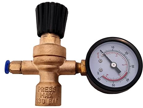 MINI Gas Bottle Regulator Flow Gauge Disposable CO2 Argon MIG TIG Welding 4mm