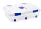 ForenTex Caja Almacenaje Plástico 56L con Tapa y Cierres (N14) – Transparente, Apilable, para Ropa de Cama, Cojines, Juguetes Voluminosos y Decoraciones