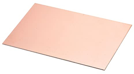 YOKIVE Placa PCB Cobre Revestida, FR4 Una-Cara En Blanco Circuito Placas, Excelente para Electrónica Pasatiempos, Grabado, Circuito Proyectos (180mmx120mmx2mm)