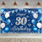 30. Geburtstag Banner Blau, Geburtstagsbanner 30, 30. Geburtstag Männer, 30 Geburtstag Hintergrund Banner, 30 Jahre Geburtstagsbanner für 30 Party Deko Männer Frauen