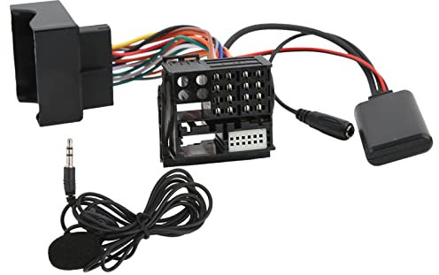 Drahtloser Bluetooth 5.0-Autoradio-AUX-Eingangskabeladapter mit Mikrofon – Ersatz für E46 320i und 320ci