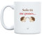 UO Taza de regalo con mensaje Solo tú me pones los pelillos de punta, regalo para parejas, regalo original de Navidad, regalo amigo invisible original, 350 ml, Cerámica