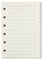 160 Blätter/ 320 Seiten A7 Nachfüllpapier, 2er Pack Einlageblätter 6-Loch-Binder Blanko/Liniert Nachfüllpapier für Notizbuch Tagbuch Organizer Planer (A7, Liniert Papier)