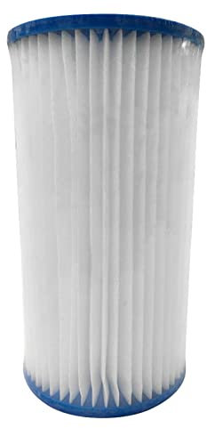 DISPRA Filtro di Ricambio per Piscina Cartuccia, Cartuccia 1 per Piscina, Pompa Filtro Cartuccia Durevole, Piscina Filtro di Ricambio Easy Set, Cartucce Filtro Piscina di Tipo C per Piscine Fuori