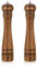 Salt and Pepper Grinders Set, Haomacro 10Inch Updated Manual Wooden Pepper Shaker Set,Oak Wood Salt Mill Pepper Grinder Set Refillable with Adjustable Ceramic Rotor 2Pack