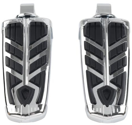 Generic SIKUAI Lot de 2 repose-pieds arrière de moto pour Indian Scout 15-18 Scout Bobber 2018, Chrome