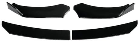 SWEPER Frontstoßstange Spoiler Für Benz W205 W204 W203 W211 W117 Auto Front Stoßstange Splitter Lip Spoiler Diffusor Front Spoiler Lippe(Glossy Black)