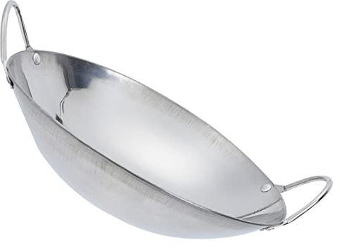 PHENOFICE Olla De Cocina De Metal Ideal Para Verduras y Estofados Con Asas Dobles y Alta Resistencia Al Calor