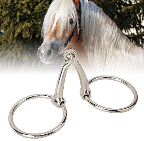 Trensen-Gebiss, Trensen-Gebiss für Pferde, Eisen-O-Ring-Trensen-Gebiss, Hohlgelenk-Mund-Pferde-Gebiss, Mittleres REIT-Trensen-Gebiss für Pferdesportbedarf