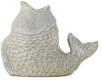 Bloomingville Creative Collection Hiro Kerzenhalter, Grau, Steingut, L11,5xH9xB4,5 cm