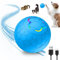 TBLMPNE Hundespielzeug Interaktives Hundeball, Intelligenter Automatischer Rollball für Haustiere, Interaktiver Spielball für Hunde, Hundeball Elektrisch Katzenspielzeug Rollender Ball (Blau)
