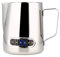 600ml Stainless Steel Coffee Milk Frothing Pitcher with Thermometer (蓝)