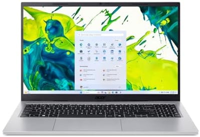 Acer Aspire Go 15 I PC Portable 15.6 FHD LCD 60Hz I Intel Core 7 150U I 16Go RAM DDR4 I 512Go SSD I Windows 11 Home I Gris I Clavier FR AZERTY I AG15-72P-77QJ