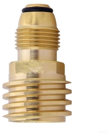 Tank Adapter, 20lb to 1lb Converts Service Valve for QCC1 Type1 Hose Propane Bottle Adapter Fitting Connection Gas(1 pc)