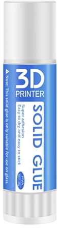 Adhesive Stick for 3D Printer - Strong Bonding Paste for Heated Platform Portable Application Formula | ABS PLA Filament Printing Accessory for Modeling