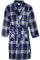 SaneShoppe, vestaglia a quadri da uomo, 300 g/mq Navy XX-Large