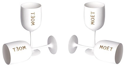 MOET & CHANDON Ice Imperial Glas Becher Weiß, Menge:4