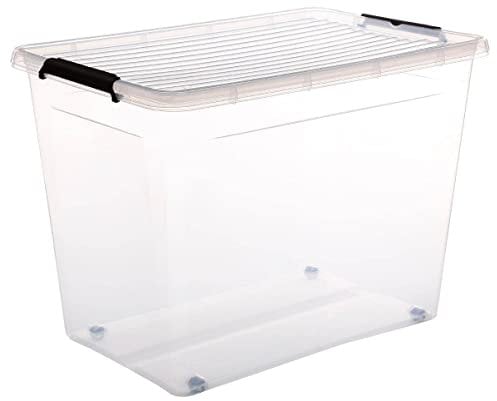 Five - Boite de Rangement à roulettes 80L Clip