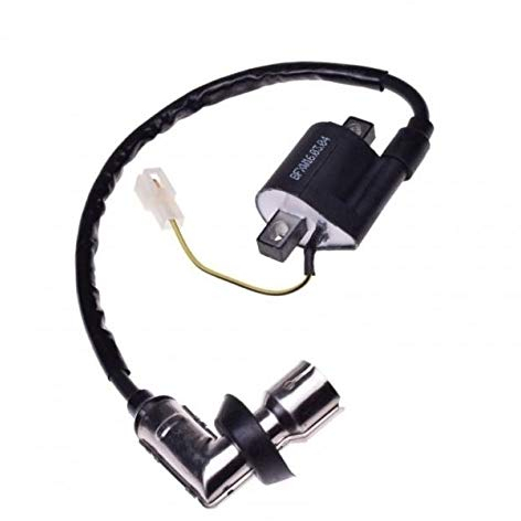 Zündspule mit Kerzenstecker für 2-Takt Scooter Roller Quad ATV