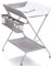 Fillikid Baby Wickelkombi - klappbare Wickelkommode, mobiler Wickeltisch mit Wickelauflage und Ablagefächern, platzsparend & stabil - Punkte Grau