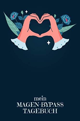 Mein Magen-Bypass Tagebuch: Gepunktetes Notizbuch für deine Erlebnisse und Fortschritte | Motiv: Herzhände