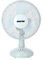 GEEPAS 9 Table Fan | Electric Portable Worktop Desk Fan with 2 Speeds 3 Blades, Adjustable Tilt Wide Angled Oscillation | Powerful Low Noise Airflow for Home Office | 1 Year Warranty, White 22W