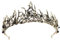 Voarge Tiara Kristallkrone für Bridal, Prinzessin Diadem Hochzeit Tiara Crown, Vintage Prinzessin Krone, für Hochzeit Geburtstag Prom Brautdusche Weihnachten Halloween Kostüm, Königin
