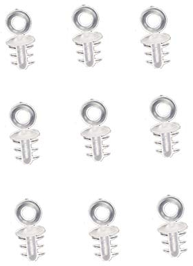 Super Idee 100 Stück Aufhänger für Styroporkugeln Weihnachtskugeln und Eier aus Plastik oder Styropor Plüschbälle Eieraufhänger Kugelaufhänger Ostereier Anhänger (3 mm Durchmesser)