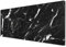 900 x 400 XXL Mouse Pad - Black White Marble Effect Abstract