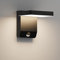 K-Bright außenlampe mit bewegungsmelder, Aussenleuchte Mit Bewegungsmelder Außenlampe LED Wandleuchte Aussen für Balkon, Garten IP65 wasserdicht schwarzschwarz
