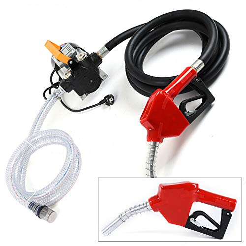 230V Ölabsaugpumpe, 550W Absaugpumpe, 60L/min Dieselpumpe,Kraftstoffpumpe für KFZ-Ölwechsel, Motoröl-Wechsel elektrisch