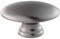 Oval Cabinet Door Knob on Tiered Oval Stem - Satin Nickel Cupboard Handle | Small Cupboard Door Knob - Wardrobe Cabinet Pull Handle - Suitable for Lightweight Internal Doors