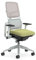 Steelcase Please Air Ergonomischer Bürodrehstuhl mit höhenverstellbarer Lumbalstütze Spross/Möwengrau